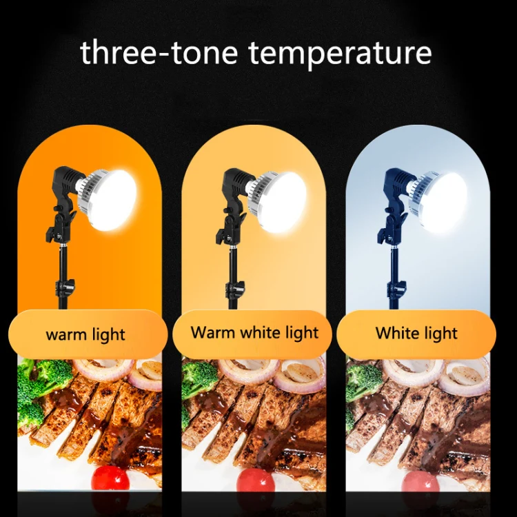 Mobile Phone Live Support Shooting Gourmet Beautification Fill Light Indoor Jewelry Photography Light, Style: 700W Mushroom Lamp + Tripod - Image 6