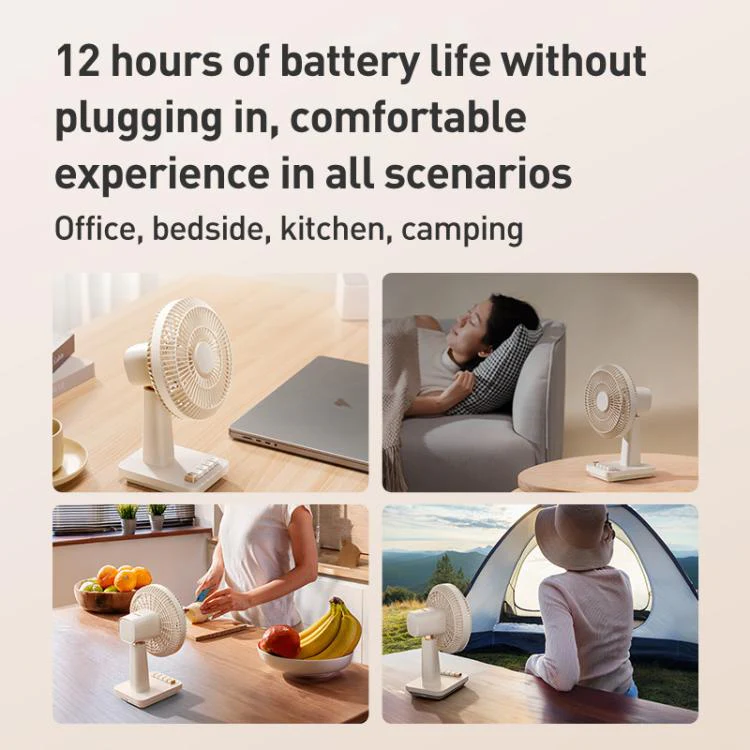 MOMAX IF20L2 Mini Soft Wind Desktop Electric Fan(Gold) - Image 5