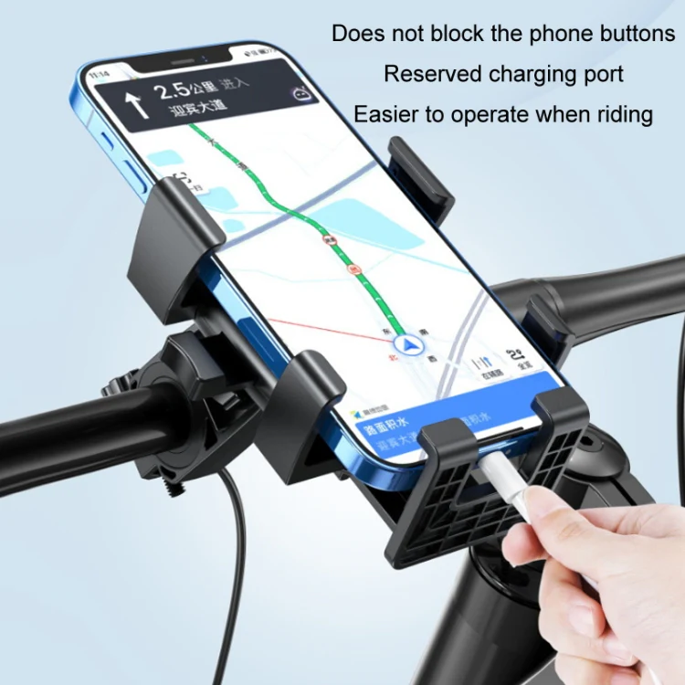 Motorcycle Navigation Riding Mobile Phone Holder(Rear View Mirror) - Image 5