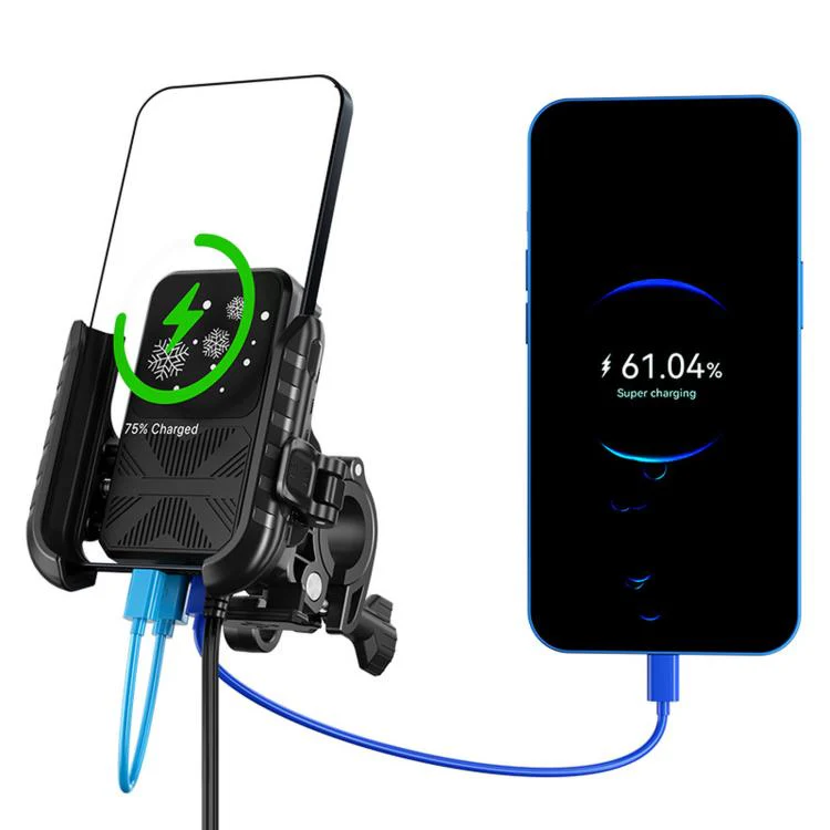 Motorcycle Semiconductor Cooling Mobile Phone Live Streaming Heat Sink Bracket(Handlebars)