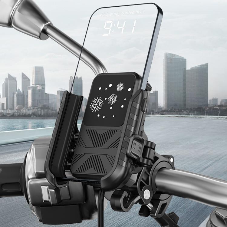 Motorcycle Semiconductor Cooling Mobile Phone Live Streaming Heat Sink Bracket(Handlebars) - Image 17