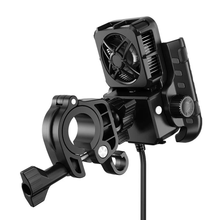 Motorcycle Semiconductor Cooling Mobile Phone Live Streaming Heat Sink Bracket(Handlebars) - Image 2