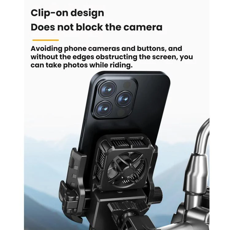 Motorcycle Semiconductor Cooling Mobile Phone Live Streaming Heat Sink Bracket(Handlebars) - Image 9
