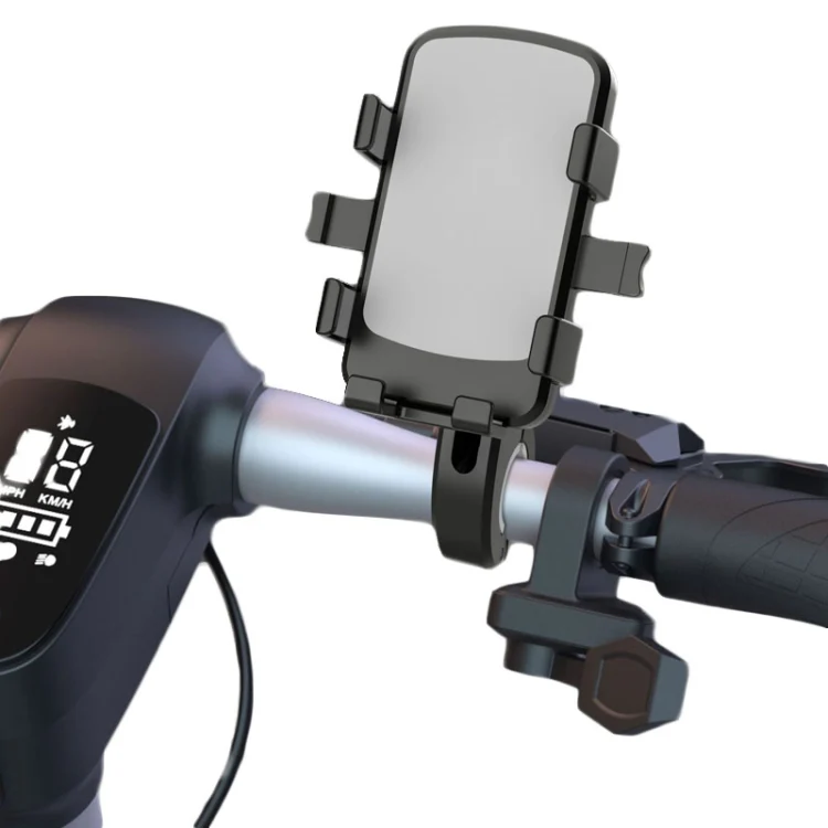 Mountain Road Bike Phone Holder Motorcycle Aluminum Alloy Riding Navigation Bracket, Model: Rearview Mirror Model - Image 4