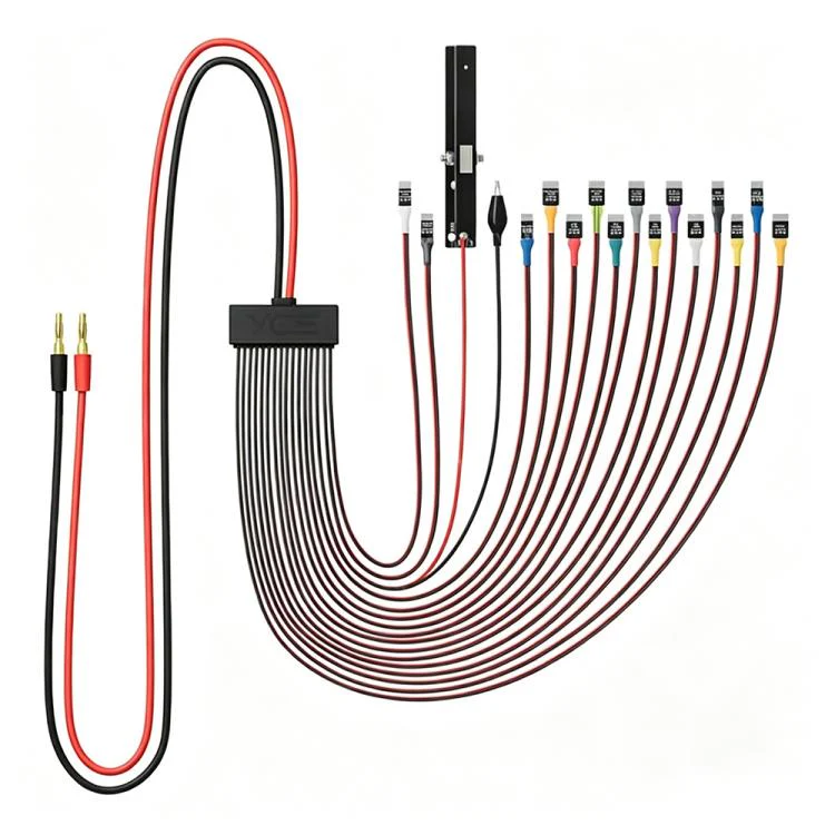 MR.YANG D03 16 in 1 Charging Boot DC Power Detection Cable for iPhone 8-17 Pro Max / Android