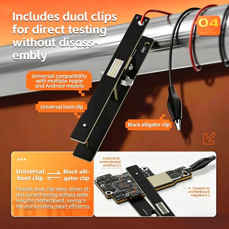 MR.YANG D03 16 in 1 Charging Boot DC Power Detection Cable for iPhone 8-17 Pro Max / Android - Image 6