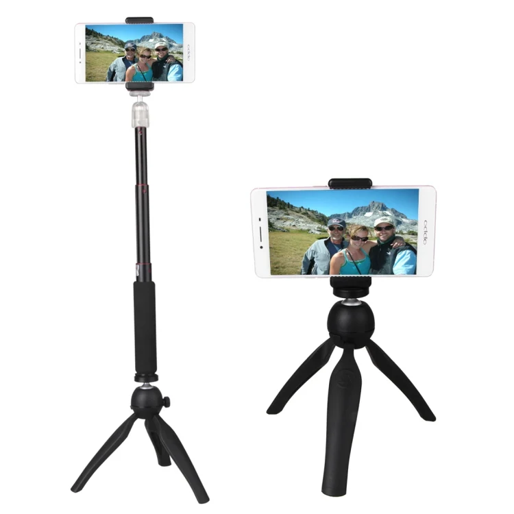 Multi-function Mini Tripod Holder Stand Mount for Mobile Phone / Digital Camera(Black) - Image 8