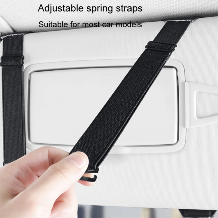 Multi-functional Car Sunshade Sunglasses ID Ticket Storage Bag Car Sun Visor Eyeglasses Case(Grey) - Image 8