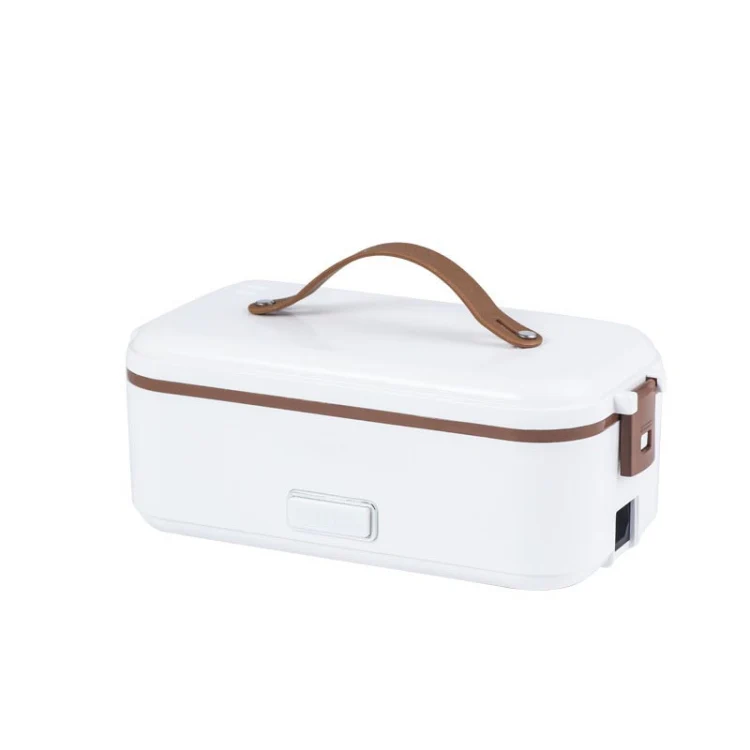 Multi Functional Microwave Oven With Plug-in Electric Cooking Electric Lunch Box, Color:White Single Layer(US Plug)