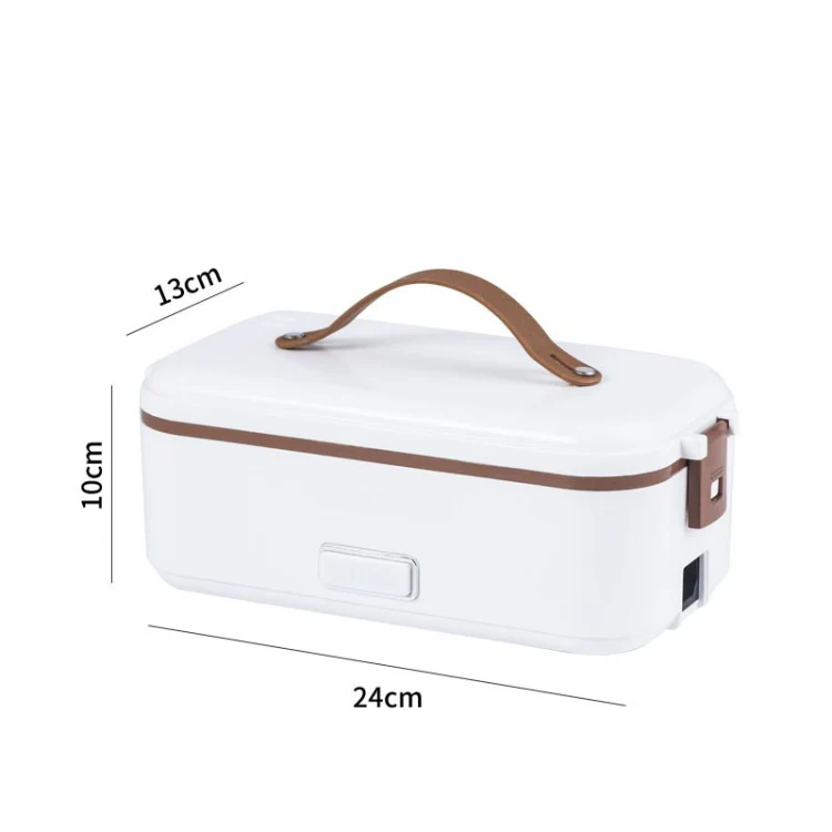 Multi Functional Microwave Oven With Plug-in Electric Cooking Electric Lunch Box, Color:White Single Layer(US Plug) - Image 2