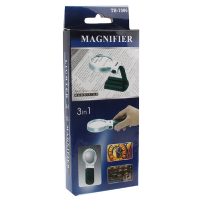 Multifunction 3X Handheld & Hands Free Magnifier with 2 LED Lights - Image 7