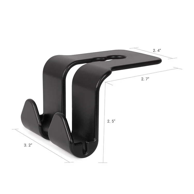 Multifunctional Car Seat Hook Lock Type Mobile Phone Holder - Image 2