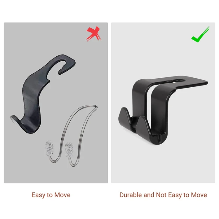 Multifunctional Car Seat Hook Lock Type Mobile Phone Holder - Image 3