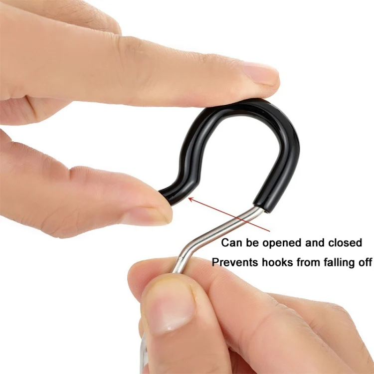 Multifunctional Car Seat Hooks With Diamond Inlay(Shiny Black) - Image 4