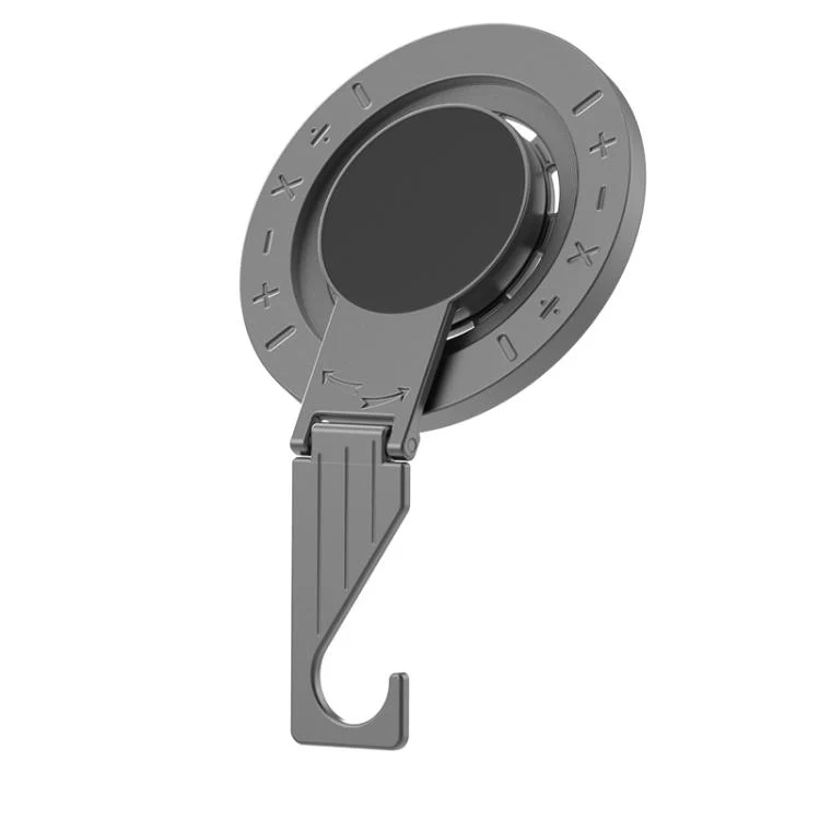 Multifunctional Double-sided Strong Magnetic Phone Holder Desktop Hook(Black) - Image 2