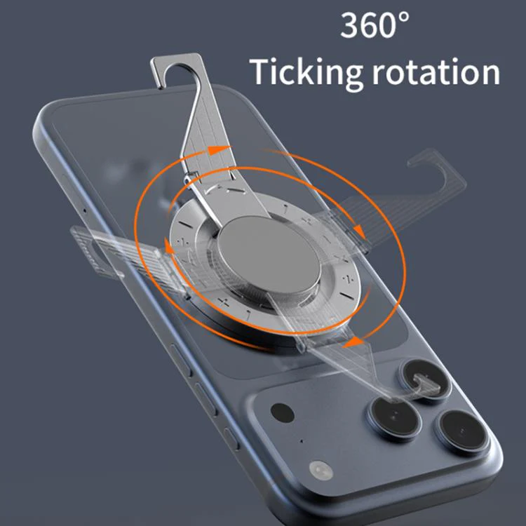 Multifunctional Double-sided Strong Magnetic Phone Holder Desktop Hook(Black) - Image 4