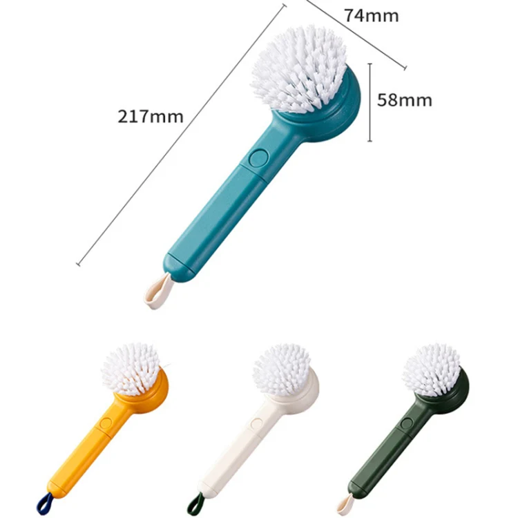 Multifunctional Fruit And Vegetable Cleaning Brush(Green) - Image 2