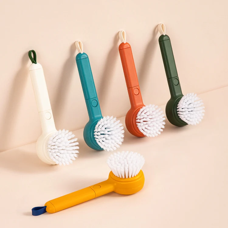 Multifunctional Fruit And Vegetable Cleaning Brush(Green) - Image 3