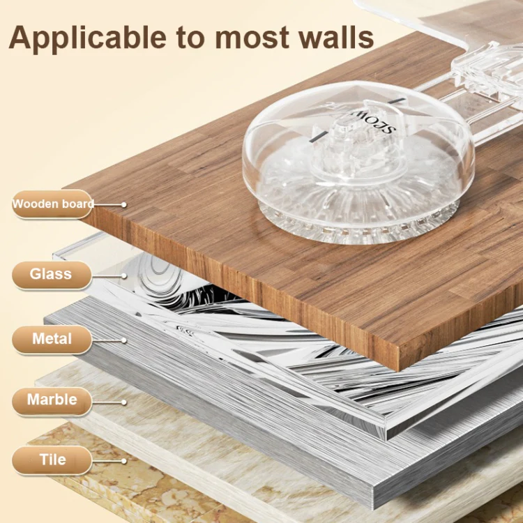 Multifunctional Household Suction Cup Hook Storage Rack Traceless Adhesive Hook(White) - Image 7