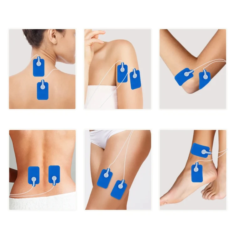 Multifunctional Low Frequency Pulse Meridian Physiotherapy Massage Instrument, Color: Blue Standard - Image 10
