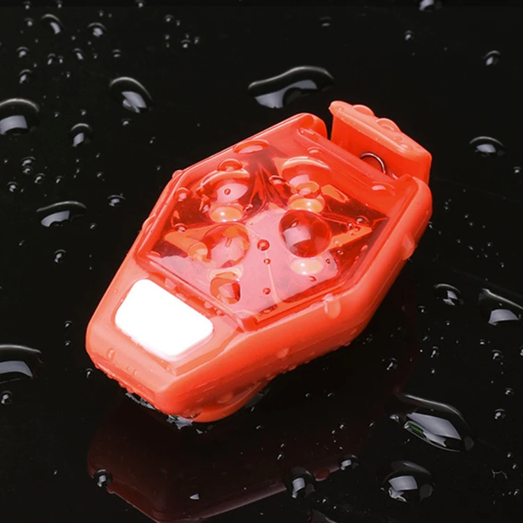 Multifunctional Outdoor Bicycling Running Warning Light Bicycle Taillight LED Back Clip Light(Red) - Image 6