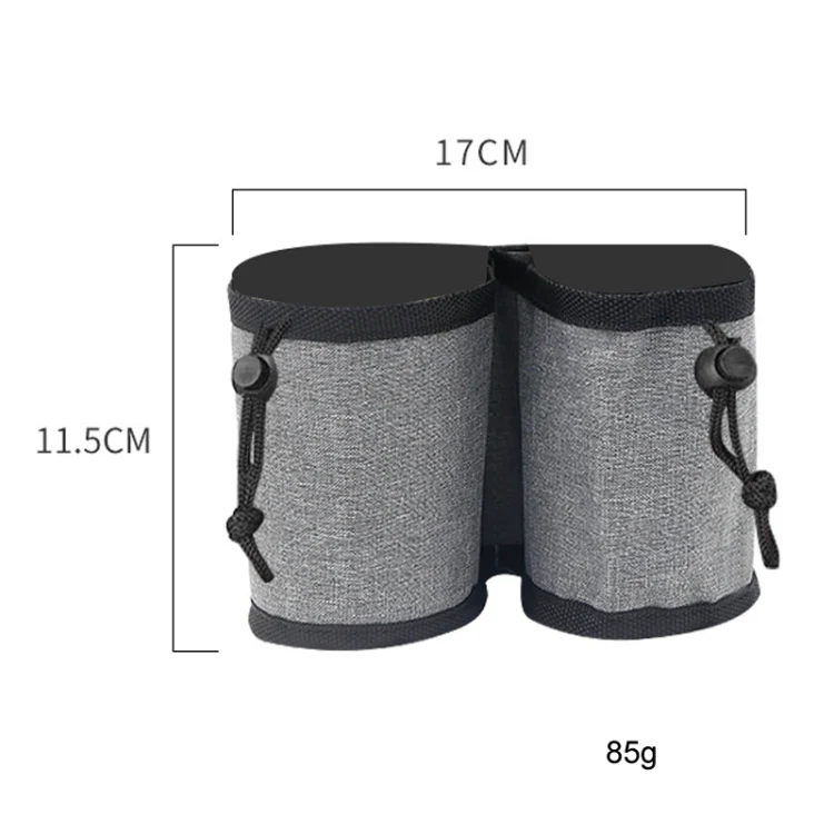 Multifunctional Suitcase Portable Storage Beverage Cup Holder(Black) - Image 3