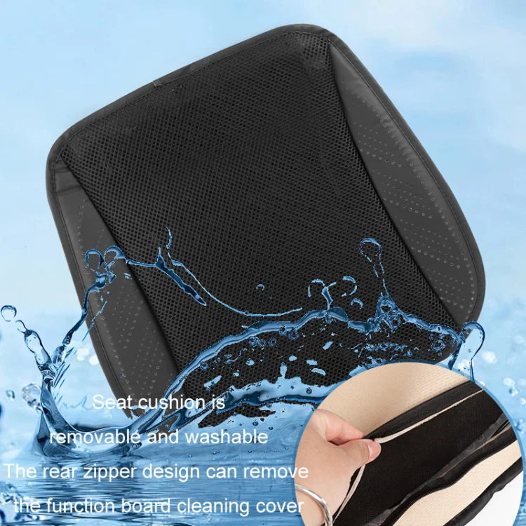 Multifunctional USB Fan Ventilation Heat Dissipation Car Seat Cushion(Black) - Image 7
