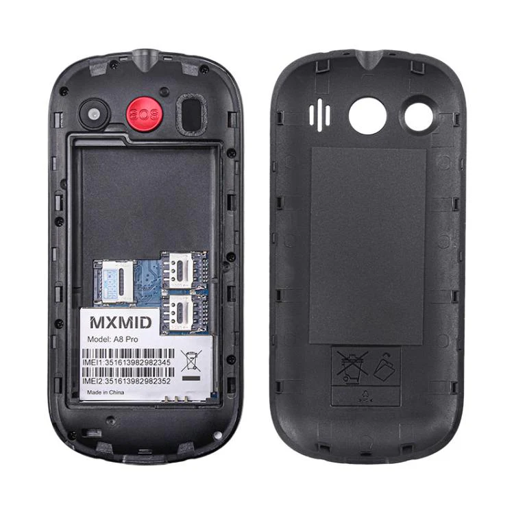 MXMID A8 Pro, 2.0 inch Big Button Rugged Style Senior Phone, SOS, BT, Torch, Network: 2G, Plug:EU Plug(Black) - Image 5