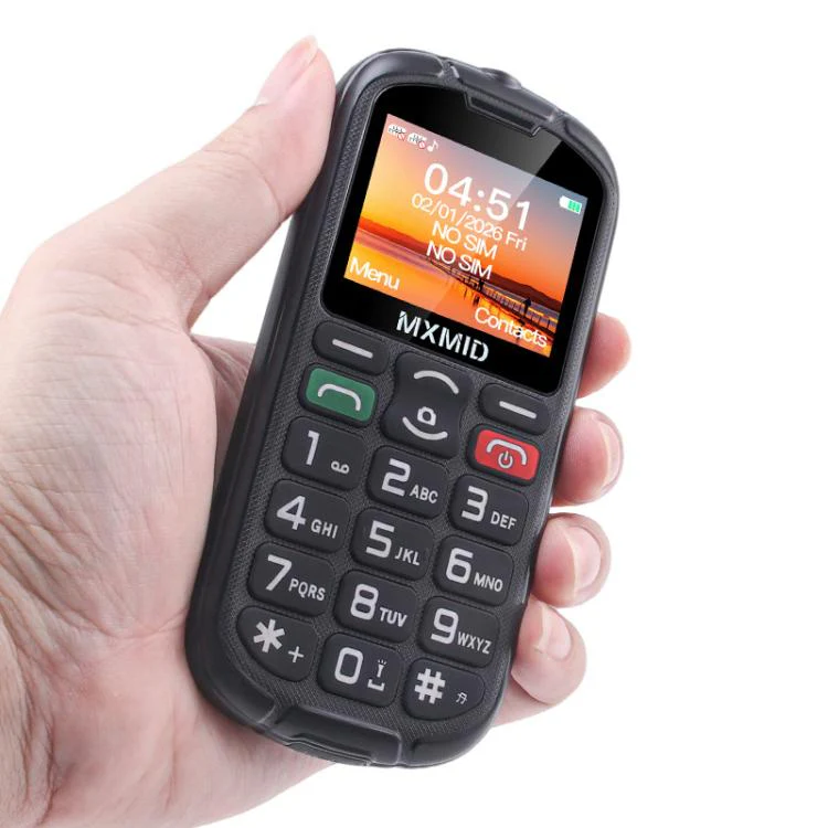 MXMID A8 Pro, 2.0 inch Big Button Rugged Style Senior Phone, SOS, BT, Torch, Network: 2G, Plug:UK Plug(Green) - Image 6