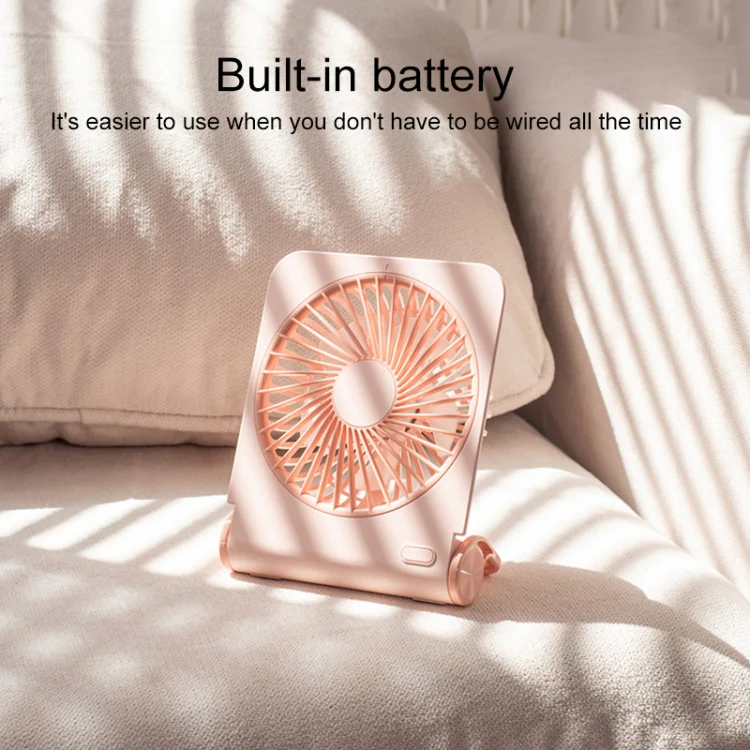N602 Type-C Thin Desktop Fan(Pink) - Image 4