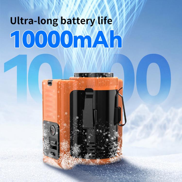 N610Y Waist Hanging High Speed Mini Fan(Orange) - Image 4
