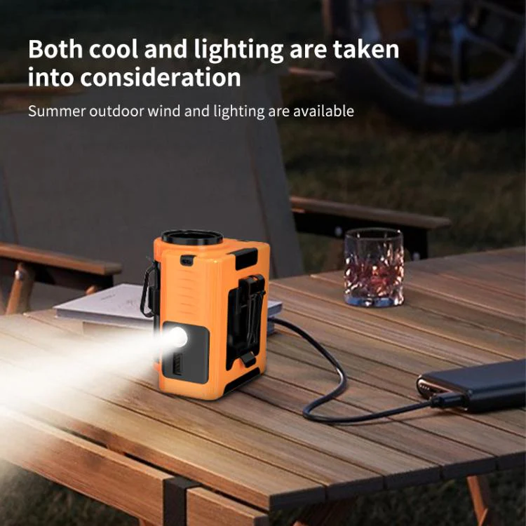 N610Y Waist Hanging High Speed Mini Fan(Orange) - Image 7