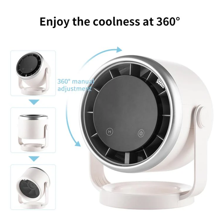 N703 Timed Desktop Air Circulation Electric Fan(White) - Image 2