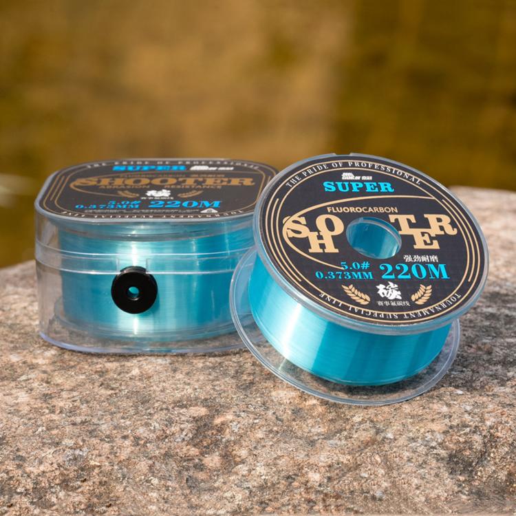 NAIGUAN Fluorocarbon Fishing Line Abrasion Resistant Invisible Carbon Lure Leader Line, Spec: No. 1.2(Transparent) - Image 2