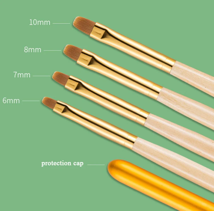 Nail Art Pen Nail Round Head Phototherapy Pen Painted Pen Brush Beauty Brush(Number 3) - Image 9