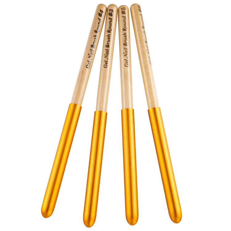 Nail Art Pen Nail Round Head Phototherapy Pen Painted Pen Brush Beauty Brush(Number 6) - Image 7