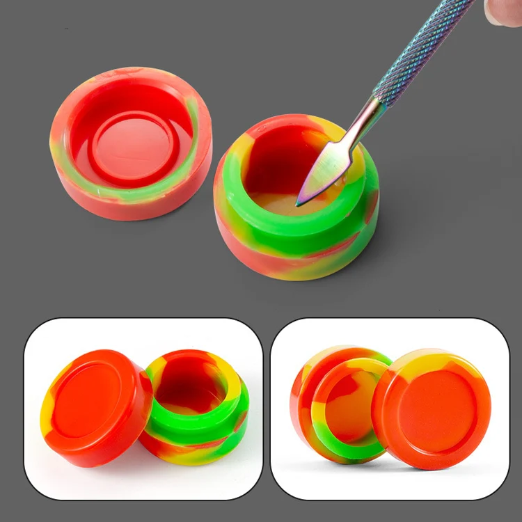 Nail Art Tool Set Smoke Cream Spoon Stainless Steel Steel Push Smoke Oil Spoon, Specification: 6 In 1 Color Titanium - Image 6