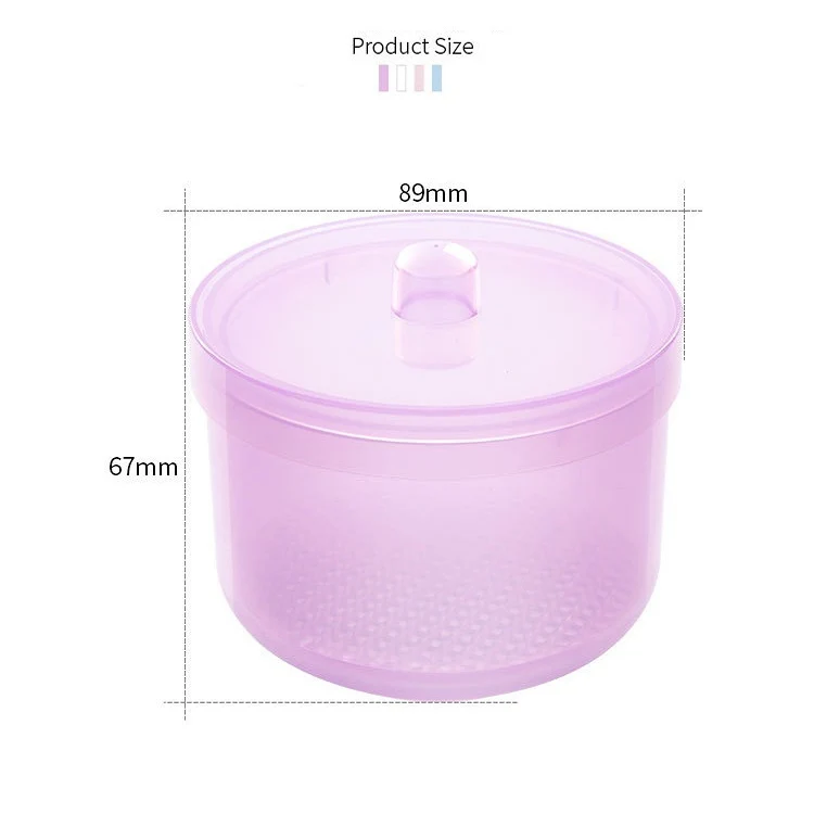 Nail Polisher Can Be Soaked And Drained Cleaning Disinfection Box(Light Blue) - Image 3