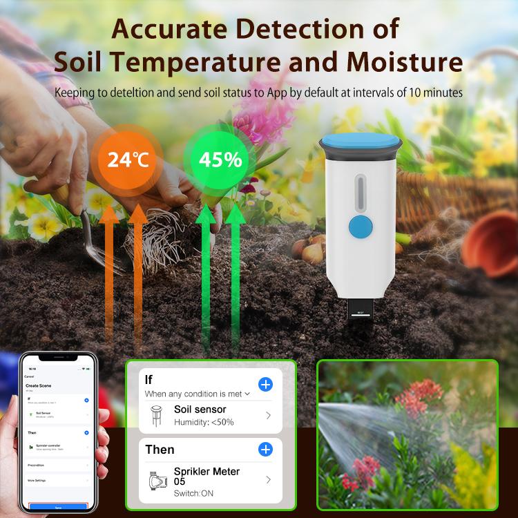 NEO NAS-STH03W WiFi Smart Indoor Soil Sensor(White Blue) - Image 7