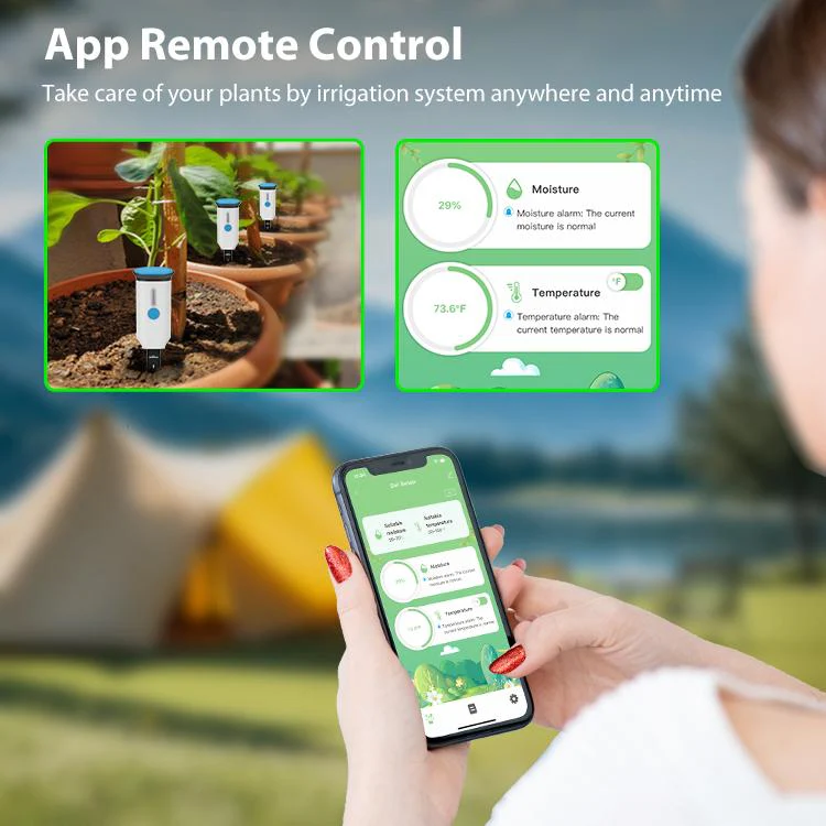 NEO NAS-STH03W WiFi Smart Indoor Soil Sensor(White Blue) - Image 9