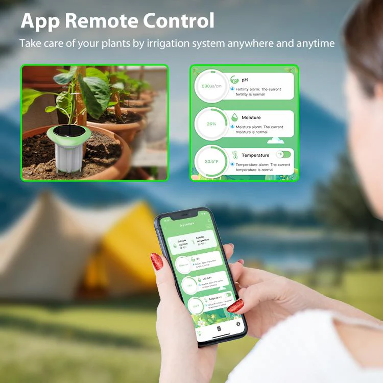 NEO NAS-STHO2W WiFi Smart Solar Soil Sensor(White Green) - Image 10