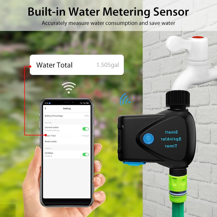 NEO NAS-WV05W WiFi Smart Sprinkler Timer Pro(Black) - Image 8