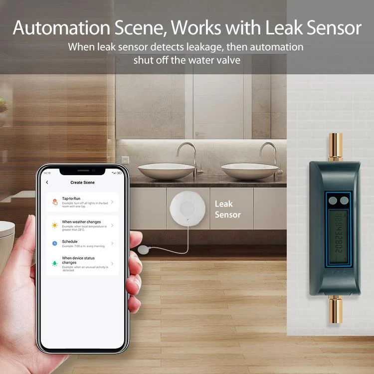 NEO NAS-WV07W WiFi Smart Water Valve(Dark Green) - Image 14
