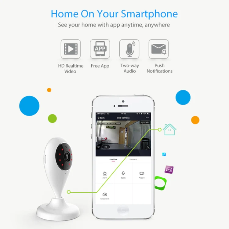 NEO NIP-55AI Indoor WiFi IP Camera, with IR Night Vision & Multi-angle Monitor & Mobile Phone Remote Control - Image 20