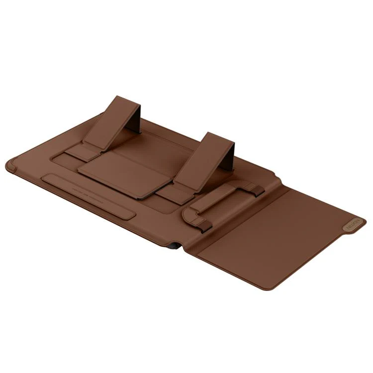 NILLKIN Versatile Pro Multi-functional Laptop Sleeve with Holder and Mouse Pad, Size:16.2 inch(Coffee Brown) - Image 3