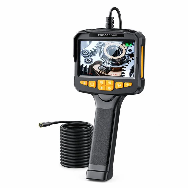 NK008S 2m Cable Length 8mm Lens Endoscope Camera With 4.3 inch IPS HD Screen Borescope Camera HD1080P IP67 Waterproof Inspection Camera
