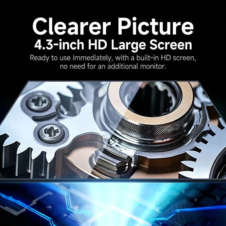 NK008S 2m Cable Length 8mm Lens Endoscope Camera With 4.3 inch IPS HD Screen Borescope Camera HD1080P IP67 Waterproof Inspection Camera - Image 8