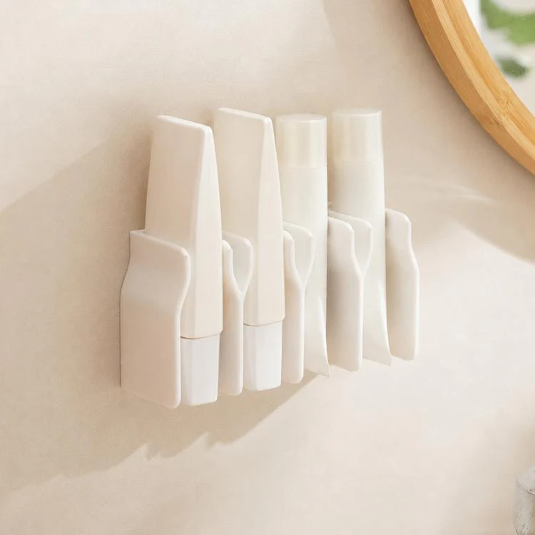 No-drill Wall Mounted Facial Cleanser Holder(White)