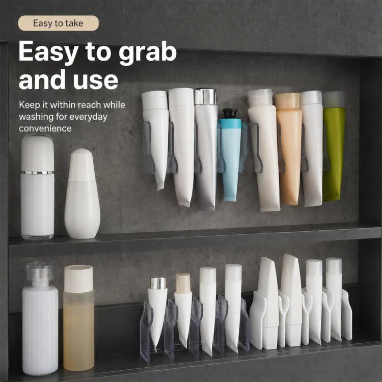 No-drill Wall Mounted Facial Cleanser Holder(White) - Image 4