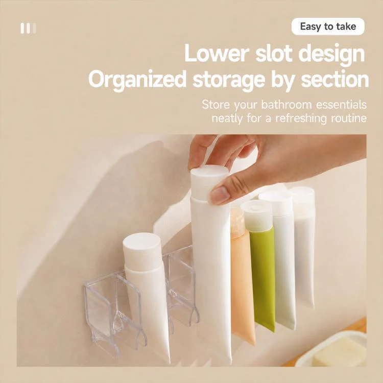 No-drill Wall Mounted Facial Cleanser Holder(White) - Image 5